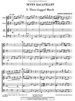 Seven Bagatelles von Peter Schickele für Holzbläser Quartett im Alle Noten Shop kaufen