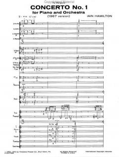 Piano Concerto No. 1 von Iain Hamilton 