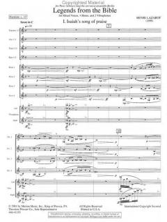 Legends From The Bible (Henri Lazarof) 