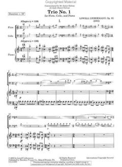 Trio No. 1 (Lowell Liebermann) 