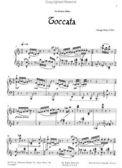 Toccata for Piano von George Perle 