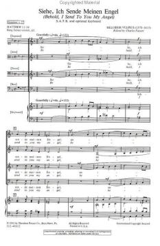 Siehe, Ich Sende Meinen Engel (Melchior Vulpius) 