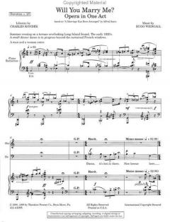 Will You Marry Me? von Hugo Weisgall 