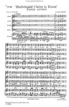 Hallelujah! Christ is Risen (C. Simper) 