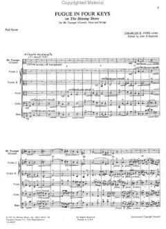 Fugue In 4 Keys On The Shining Shore (Charles Ives) 