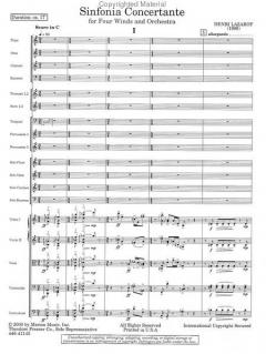 Sinfonia Concertante von Henri Lazarof 