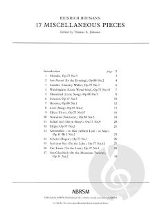 17 Miscellaneous Pieces von Thomas A. Johnson 