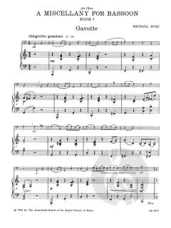 A Miscellany For Bassoon Book 1 (Michael Rose) 