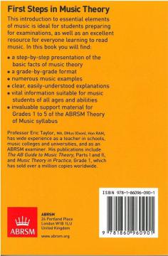 First Steps in Music Theory von Eric Taylor 