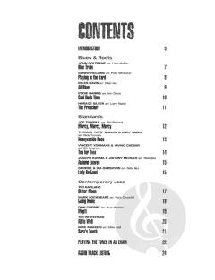 Jazz Alto Sax Level/Grade 3 Tunes 