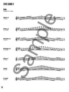 Jazz Flute Scales Levels/Grades 1-5 
