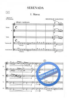Serenade op. 2 von Miechyslaw Karlowicz für Streichorchester im Alle Noten Shop kaufen (Partitur)