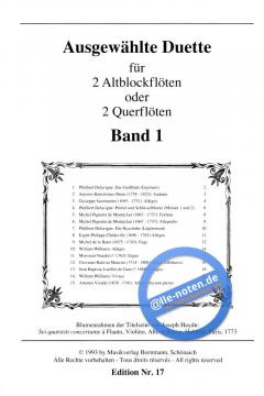 Ausgewählte Duette Band 1 (Johannes Bornmann) 