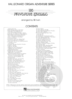 105 Favorite Hymns - Organ Adventure 18 