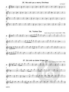 Advents- und Weihnachtslieder für Blöckflöten-Spielkreis 