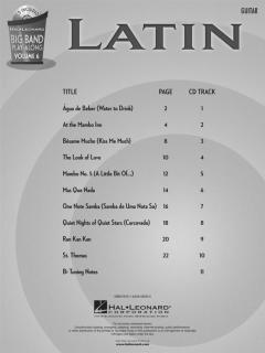 Big Band Play-Along Vol. 6: Latin 