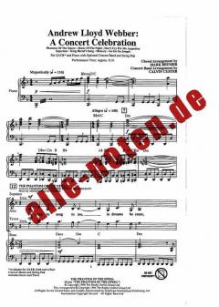 A. Lloyd Webber: A Concert Celebration (Medley) (Andrew Lloyd Webber) 