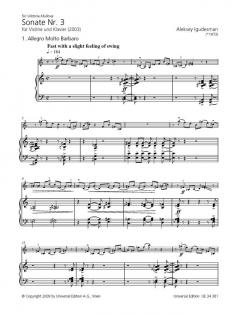 Sonata Nr. 3 für Violine und Klavier von Aleksey Igudesman im Alle Noten Shop kaufen