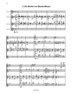 6 Songs aus der Dreigroschenoper von Kurt Weill 