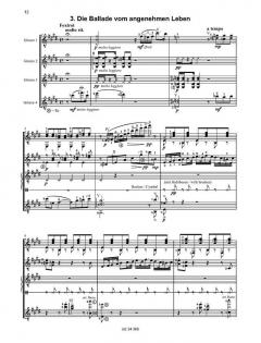 6 Songs aus der Dreigroschenoper von Kurt Weill 