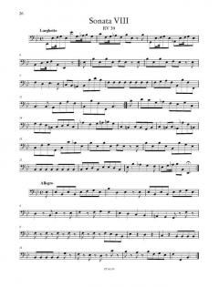 Sonaten für Violoncello und Basso continuo von Antonio Vivaldi im Alle Noten Shop kaufen