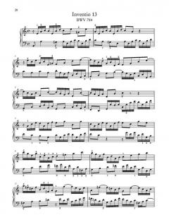 Zweistimmige Inventionen BWV 772-786 von Johann Sebastian Bach 