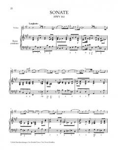 Sonaten von Georg Friedrich Händel für Violine und Basso continuo im Alle Noten Shop kaufen