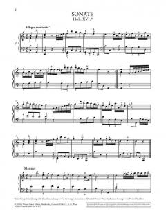 Die leichtesten Klaviersonaten Hob.XVI:7, 9, 4, 8 von Joseph Haydn im Alle Noten Shop kaufen