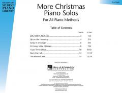 More Christmas Piano Solos 