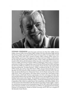 Sweeney Todd (Vocal Selections von Stephen Sondheim 