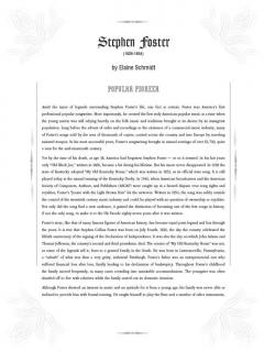 The Songs of Stephen Foster von Stephen Collins Foster 