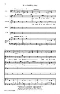 Four Yeats Songs (Alice Parker) 