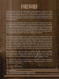 Complete Cabaret Collecton von John Kander 