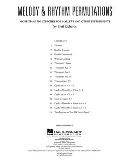 Melody & Rhythm Permutations von Emil Richards 