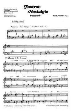 Foxtrot-Nostalgie Potpourri 1/2 