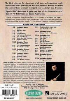 Snare Drum Basics DVD (Bob Breithaupt) 