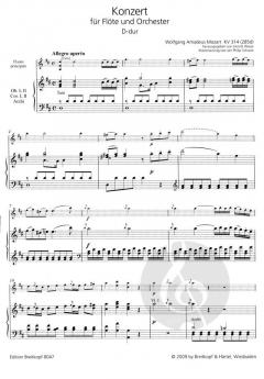 Flötenkonzert D-dur KV 314 (285d) von Wolfgang Amadeus Mozart im Alle Noten Shop kaufen