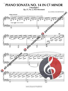 Moonlight Sonata von Ludwig van Beethoven 