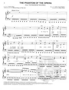 The Phantom of the Opera for Easy Piano von Andrew Lloyd Webber 