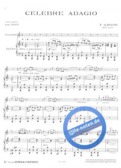 Adagio von Tomaso Giovanni Albinoni 