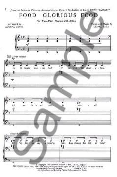 Food Glorious Food (Lionel Bart) 