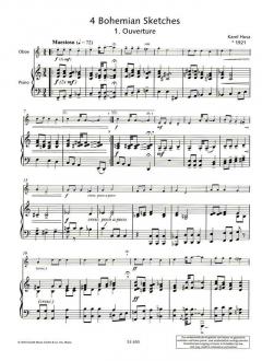 4 Bohemian Sketches von Karel Husa 