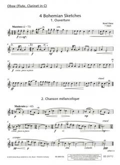 4 Bohemian Sketches von Karel Husa 