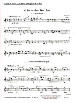 4 Bohemian Sketches von Karel Husa 