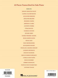 Symphonic Classics Transcribed For Piano 