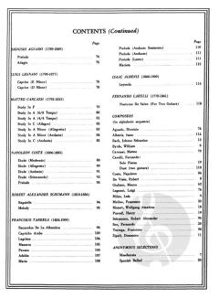 World's Favorite Solos for Classical Guitar 