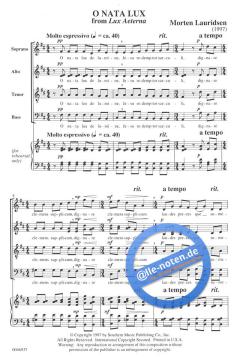 O Nata Lux (Morten Lauridsen) 
