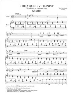 The Young Violinist (Three Pieces For Violin And Piano) im Alle Noten Shop kaufen