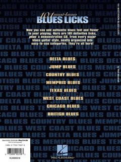 101 Must Know Blues Licks von Wolf Marshall 