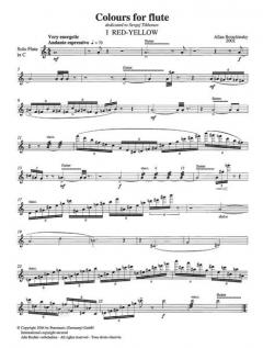 Colours for Flute von Allan Botschinsky 